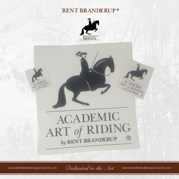 Bent Branderup® Sticker "Academic Art of Riding"